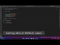 How to make HELLO WORLD program in Python GUI | Tkinter Module | GUI
