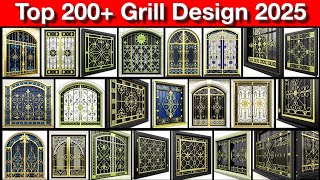 Top 200+ beautiful grill design for home | Window safety grill design 2025 | Gi window grill design