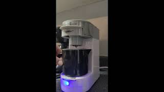 Review Nostalgia MyMini Single Coffee Maker, Brews K-Cup \u0026 Other Pods, Serves up to 14 Ounces, Tea,