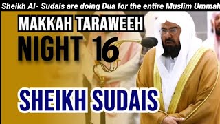 Makkah Taraweeh 2023 | Sheikh Sudais | Night 16