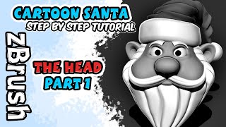 Making a Cartoon Santa - Part 1: zBrush