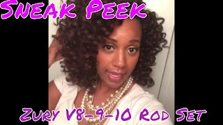 Sneak Peek: Zury V8•9•10 Crochet Braid Rod Set Hair [FINE/THIN LOW DENSITY HAIR] Full Video Soon 😍