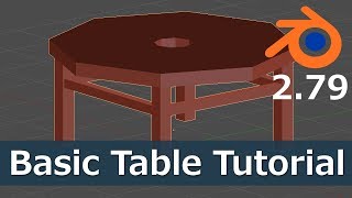 Modelling a Basic Table Start to Finish | Blender Tutorial