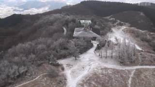 うっすら雪化粧、葛城山