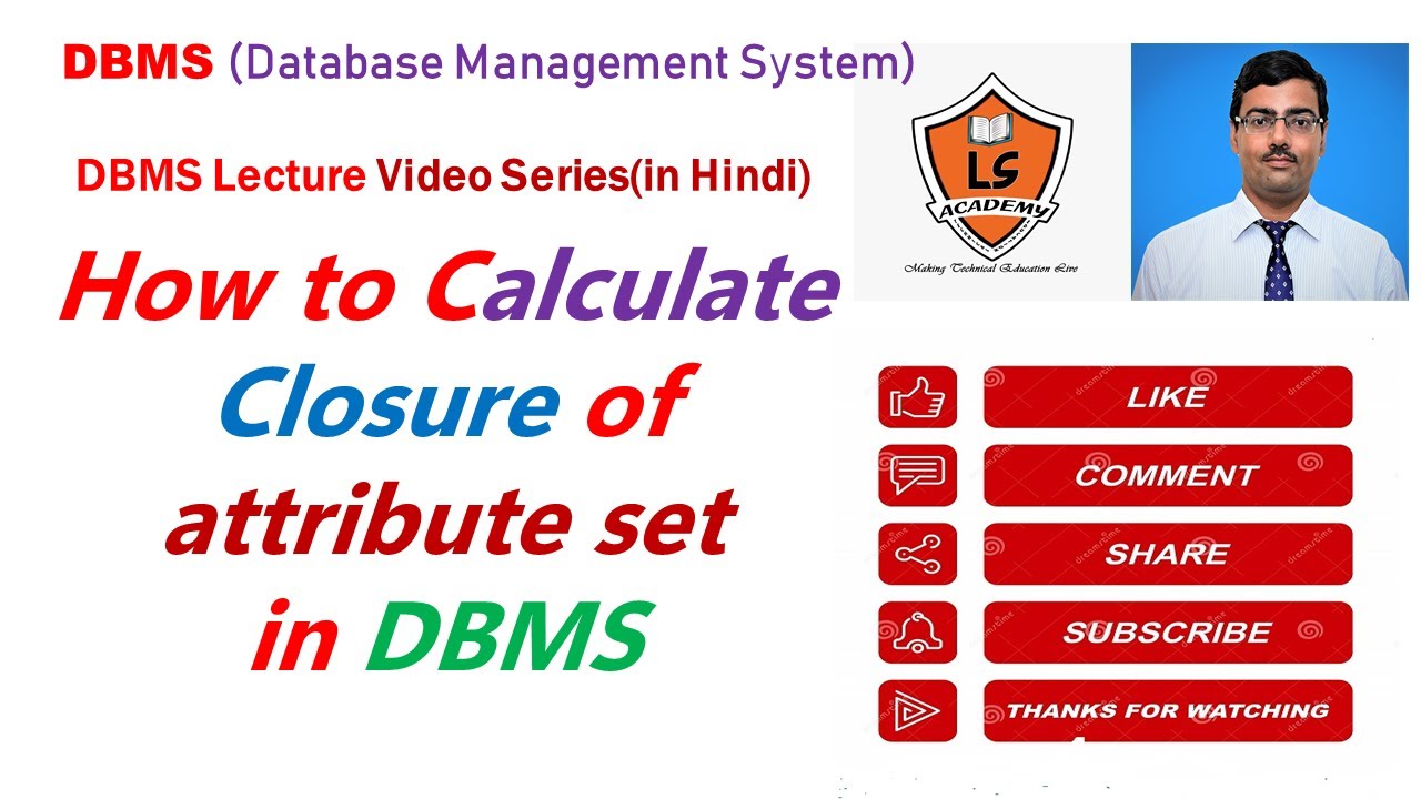 Closure Of An Attribute Set In DBMS | Closure Of Functional ...