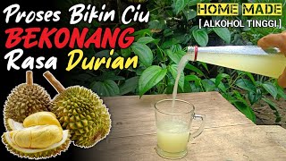 Cara membuat minuman fermentasi buah Durian yang Aman dikonsumsi