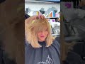 gold beige hair color transformation shorts