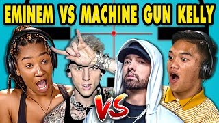 Teens React to Eminem/Machine Gun Kelly Diss Tracks