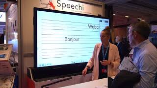 Speechi présente ses solutions interactives à Educatice