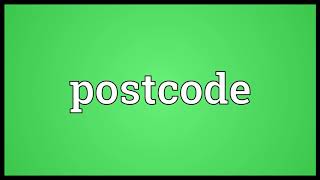 Postcode Meaning | Wordogram