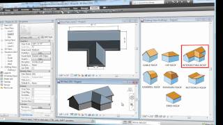 REVIT Roof  Basics  04 Intersect by Roof Join - CADclips