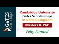 How to Apply for Gates Cambridge University Scholarships 2023 in UK Fully Funded Scholarship