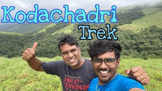 Kodachadri Trek- Full Trek Details || Hidlumane Falls ||Mookambika WildLife Sanctury||Monsoon Ride||