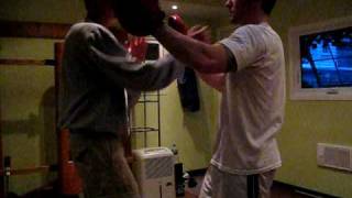 Wing Chun: Focus Pads Training - Tan Da Exercise