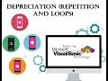 Visual Basic Programming Tutorial with code - Depreciation (Repetition and Loops)