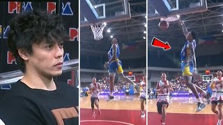 Terrence Romeo can't Believe Tyler Bey Craziest Dunk of the year!