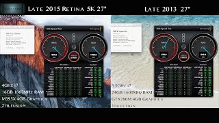 Late 2015 i7 5K iMac Retina speed test and comparison