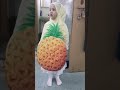 Fancy dress compatition performance as pineapple