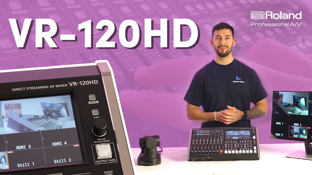 Roland VR-120HD Direct Streaming AV Mixer - YouTube