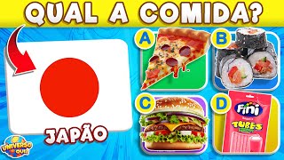 Adivinhe as COMIDAS pelos PAÍSES 🍣 40 Pratos mais Famosos do Mundo 🍕