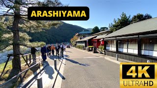 KYOTO, JAPAN 🇯🇵 [4K] Arashiyama — Sunset Walk