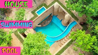 Building And Underground Temple House With Water Slide To Swimming Pool(1080P_HD) @building_house