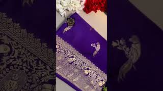 Soft Moonga pattu saree with parrot weaving, to order n join group, 7093323019