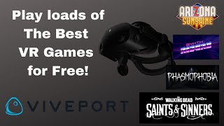 Play lots of the Best VR games for Free! - VivePort Infinity - the Best Deal for PC VR?