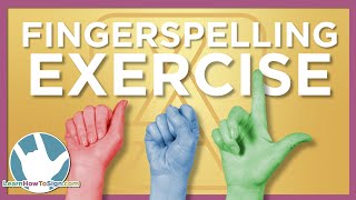 Fingerspelling Exercise | Popular Apps | ASL Practice