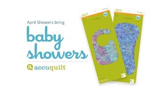 HOW TO: Easy DIY baby gifts with the AccuQuilt GO! Burp Cloth \u0026 GO! Baby Bib dies!