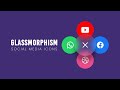 Glassmorphism Social Media Share Button | Html CSS
