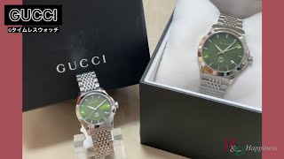 【商品紹介】H\u0026D 垢抜けカラー！GUCCI Gタイムレスウォッチ