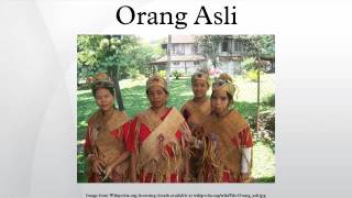 Orang Asli