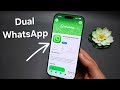 iPhone AIR - Dual WhatsApp Setup , How to Use 2 WhatsApp Accounts / Numbers