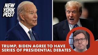 Trump, Biden agree to June 27, Sept. 10 debates in campaign schedule shakeup