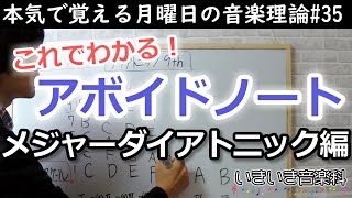 アボイドノートって何だ！【メジャーダイアトニック編】 - 本気で覚える月曜日の音楽理論#35