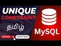 Set unique constraint for a column | MySql Tutorial