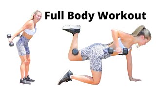 1 HOUR FULL BODY DUMBBELL | At-Home Strength Workout