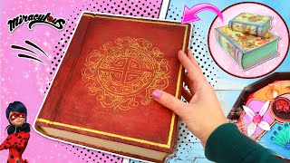 Reworking old DIY 📔 from Vintage book into Miraculous 🐞 Ladybug Box Book 🐞 Miraculous grimoire DIY