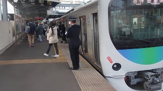 西武池袋線江古田駅での車掌動作１