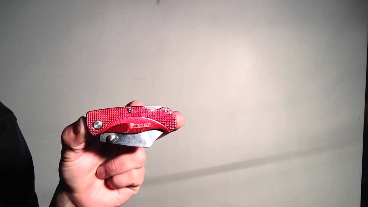 Tool Review Harbor Freight Utility Knife - YouTube