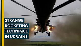 What's the strange rocketing technique being used in Ukraine?