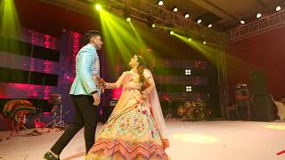 best bhaiya bhabhi couple performance on sister's sangeet