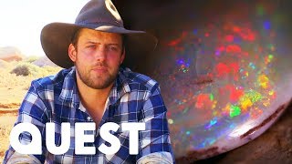 Justin's Hunt For White Opal Turns Into Complete Disaster | Outback Opal Hunters