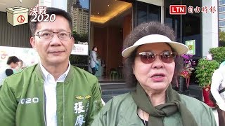 陳菊到台中車隊掃街 籲選民讓張廖萬堅成國會改革後盾