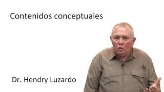 Contenidos de tipo conceptual