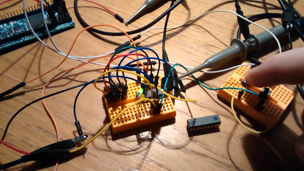 Experimenting With The Voltage During A Clock Glitch Attack Youtube
