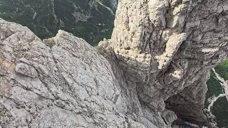 Cima Busazza Wingsuit BASE | Dolomites, Italy | 4K Raw Footage