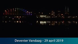 Deventer Vandaaag - Wilhelminabrug Regenboogkleur - 29 april 2019