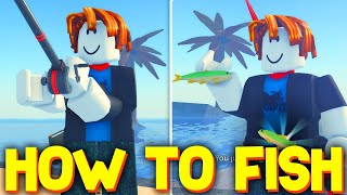 How To CATCH FISH in FISCH! (MOBILE) ROBLOX